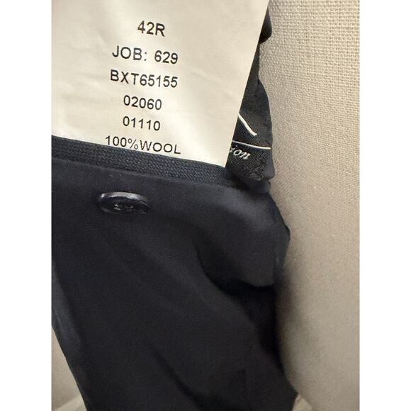 NWT Jos. A. Bank 100% Wool Blazer 42R Navy Blue Executive Suit Jacket MSRP $600 - Picture 4 of 4